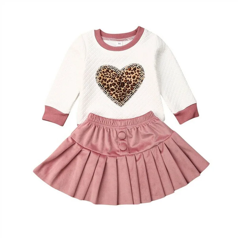 Комплект одежды для девочек Осень зима 2019 толстовки с длинными рукавами и