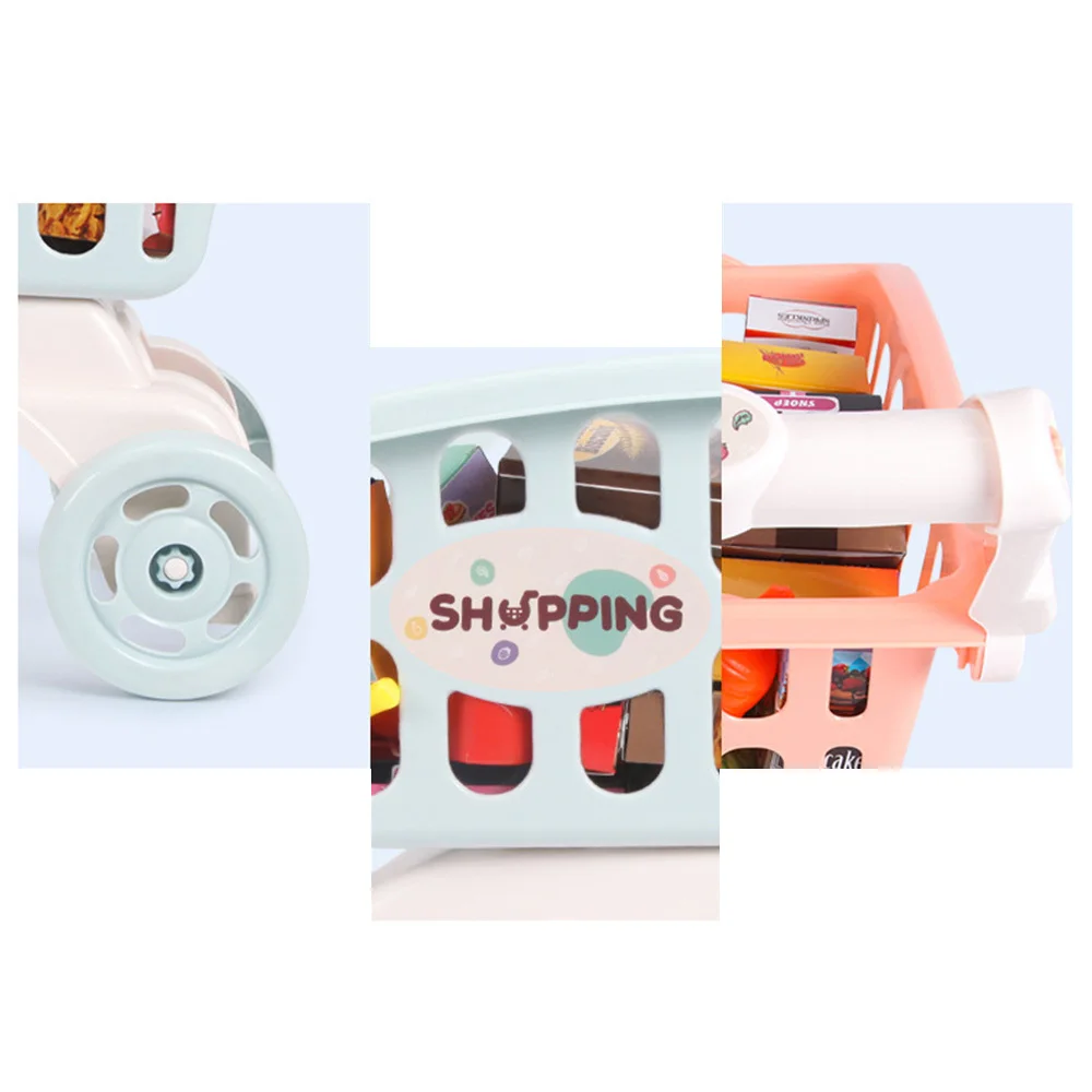 Новая детская имитация торгового центра тележка для супермаркета