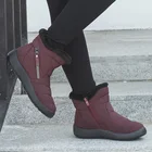 Женские ботинки 2019, зимняя обувь, женские зимние ботинки с плюшевой подкладкой, женские водонепроницаемые зимние ботинки размера плюс 43, женские ботинки