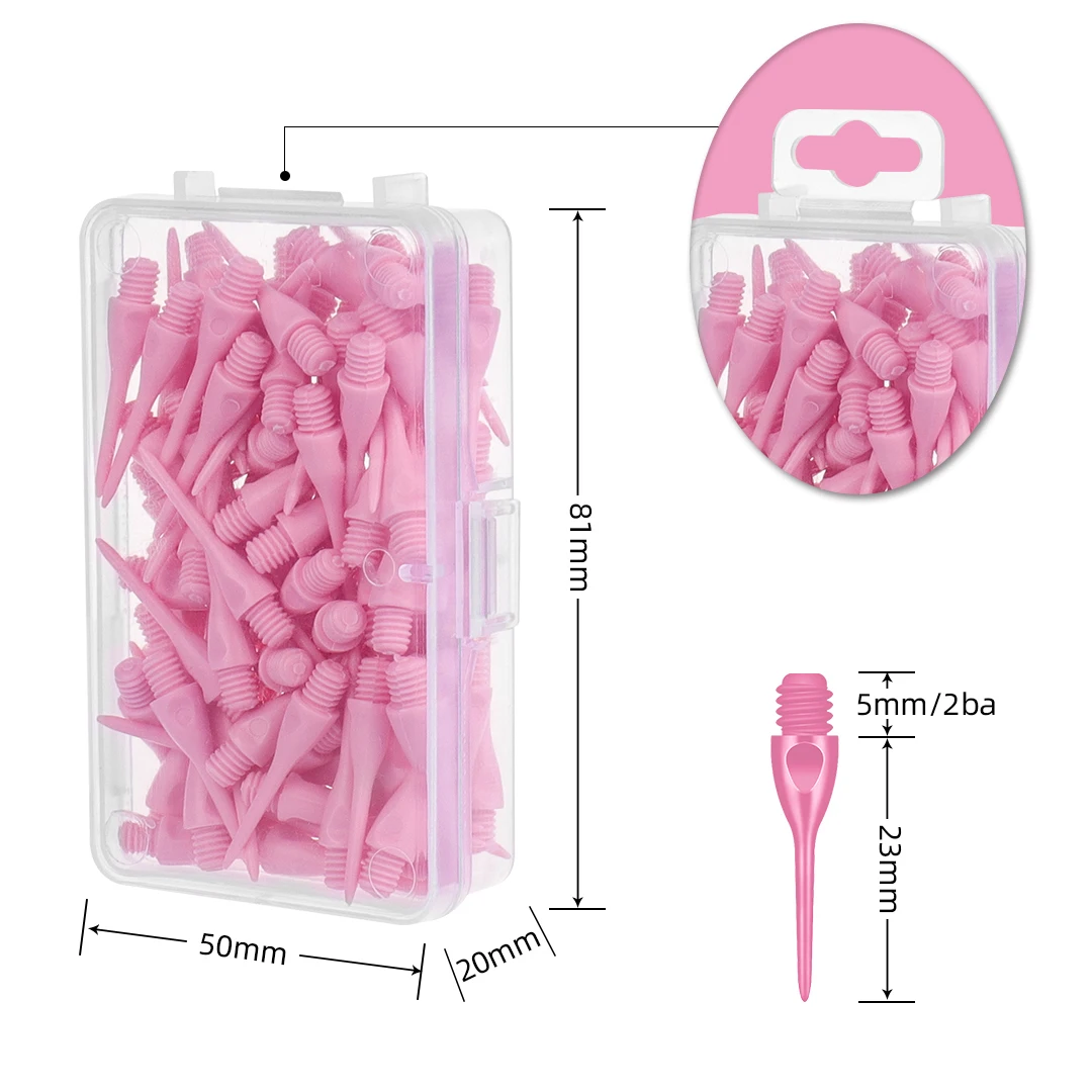 CyeeLife 100 шт Профессиональные Пластиковые дротики наконечников запасной дротик