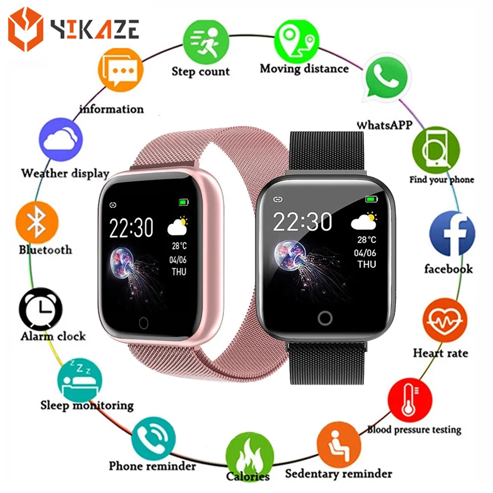 Спортивные Смарт часы I5 для мужчин и женщин фитнес трекер водонепроницаемый