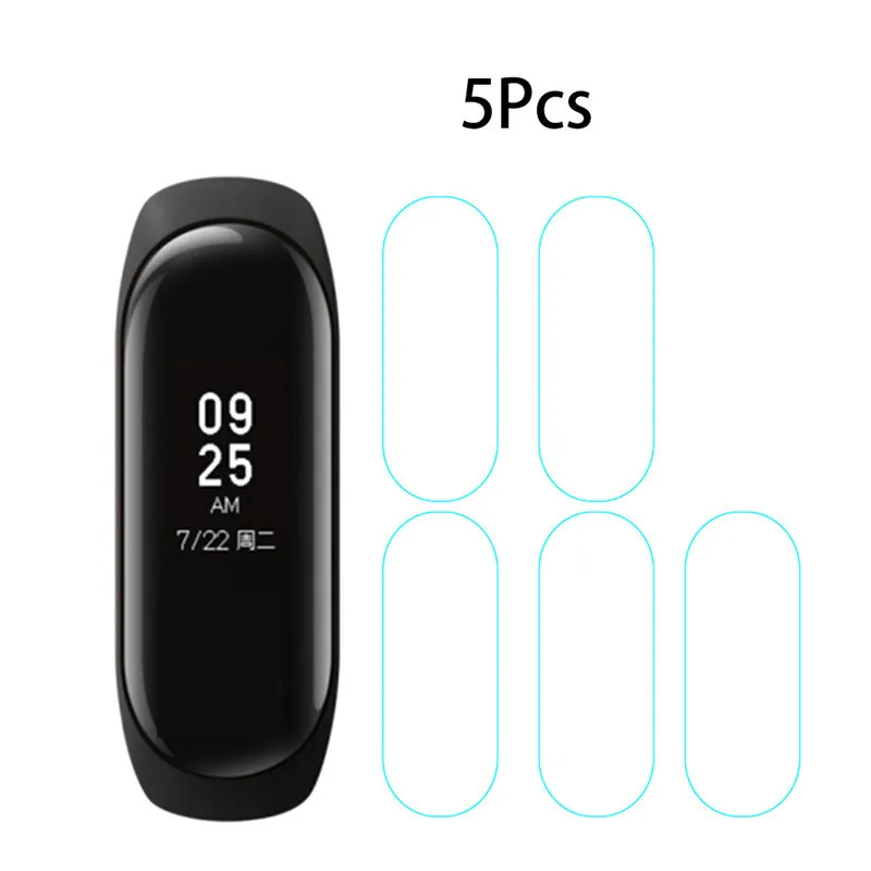 Mi band 4, 5 шт., 2 шт., 1 шт., защитная пленка для экрана, Защитная пленка для Xiaomi mi band 3, 4, против царапин, mi band 4, 3, браслет mi band 4 - Цвет: 5 pcs