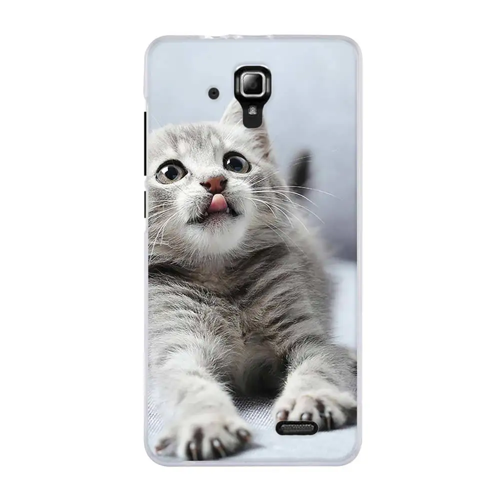 Чехол для lenovo A536 A358T, ультратонкий, мягкий, TPU, силиконовый, для lenovo A536 A 536, чехол с рисунком животных для lenovo A358T, Coque Capa
