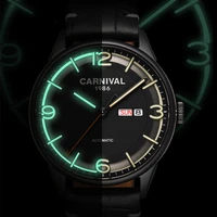 carnival brand luxury mechanical watch for men automatic wristwatch sapphire waterproof luminous reloj hombre miyota or nh36 new