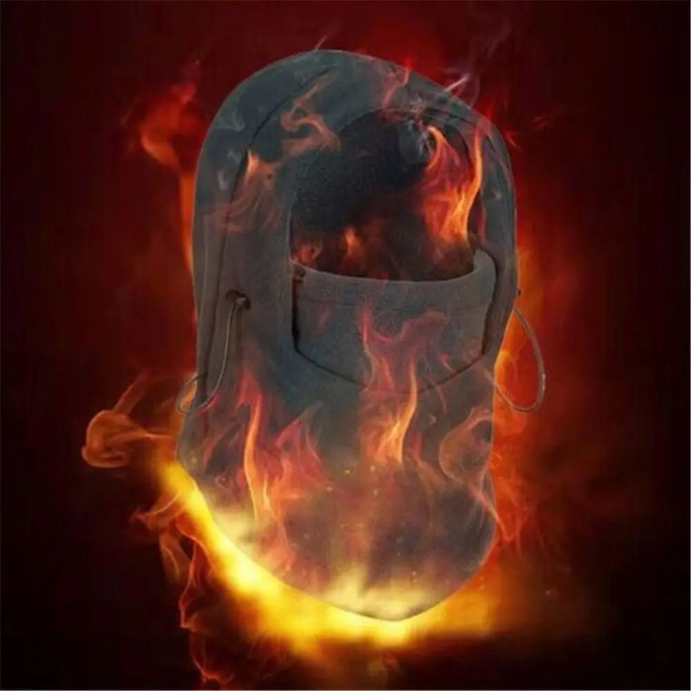 Зимняя Теплая Флисовая Балаклава Шарф Лыжная маска для лица обогреватель шеи