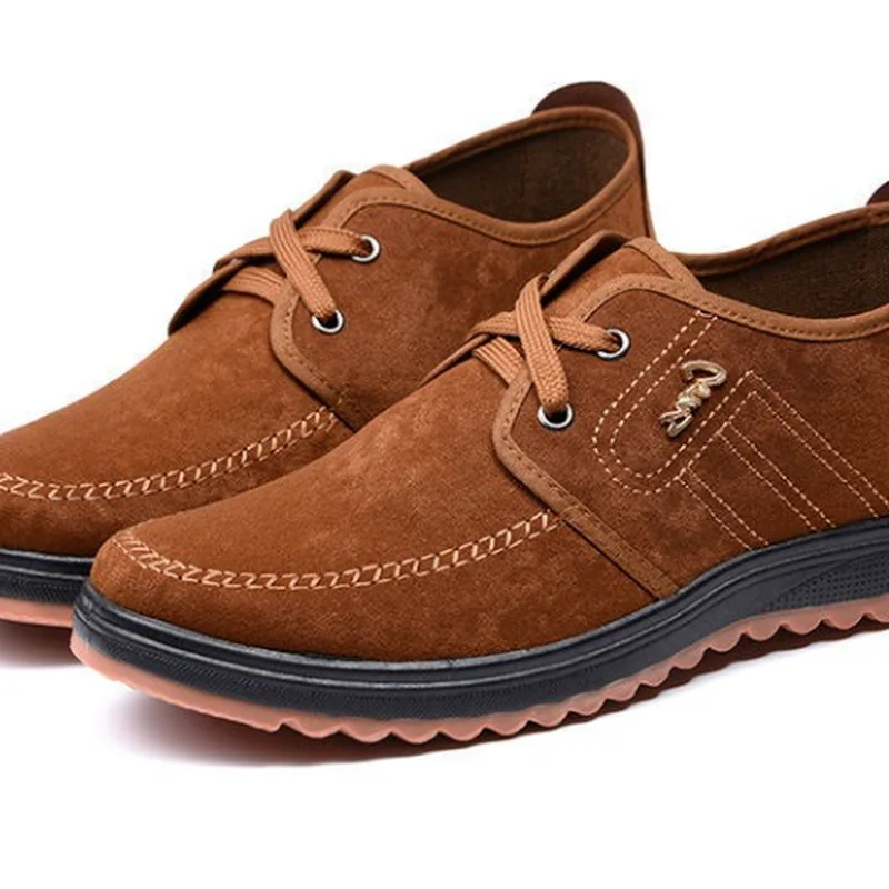 

2021 Spring and Autumn New Breathable Lac-up Flats Men Shoes Comfortable Sneakers for Mens Causal Fashion Non-slip Shoes Male