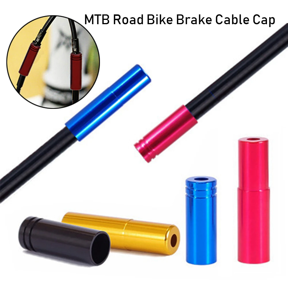 Алюминиевая крышка ТРОСА ТОРМОЗА/переключателя передач 4 мм 5 шт. аксессуары для