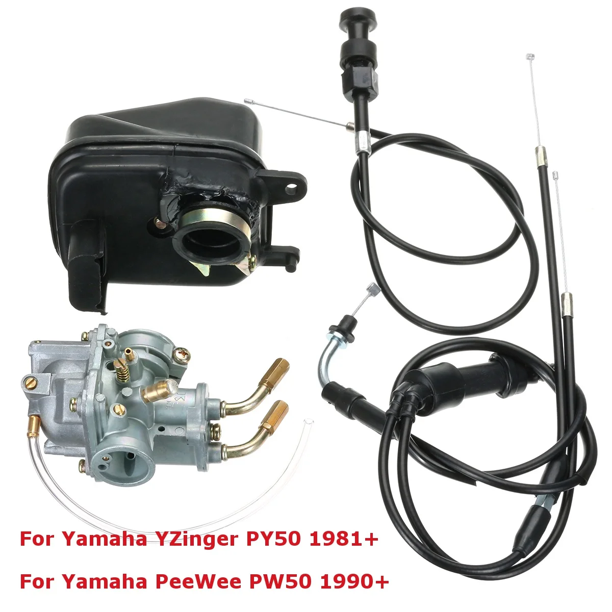 Мотоцикл карбюраторы воздушный фильтр дроссельной заслонки кабель для Yamaha PeeWee