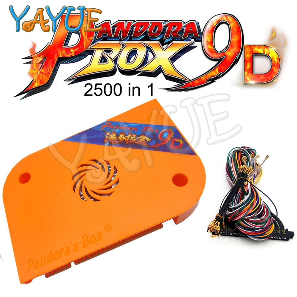 3D Pandora Box 9D аркадная версия 2500 В 1 Оригинальная Pandoras доска для игры JAMMA поддержка 4