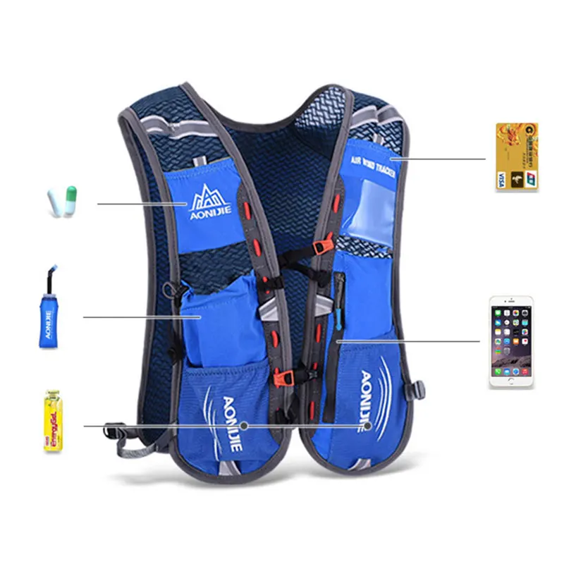 Уличная Сумка для бега рюкзак женщин и мужчин легкая спортивная тропа гоночный