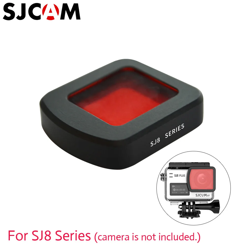 Алюминиевый красный фильтр для дайвинга оригинальные аксессуары SJCAM SJ8 PRO PLUS AIR