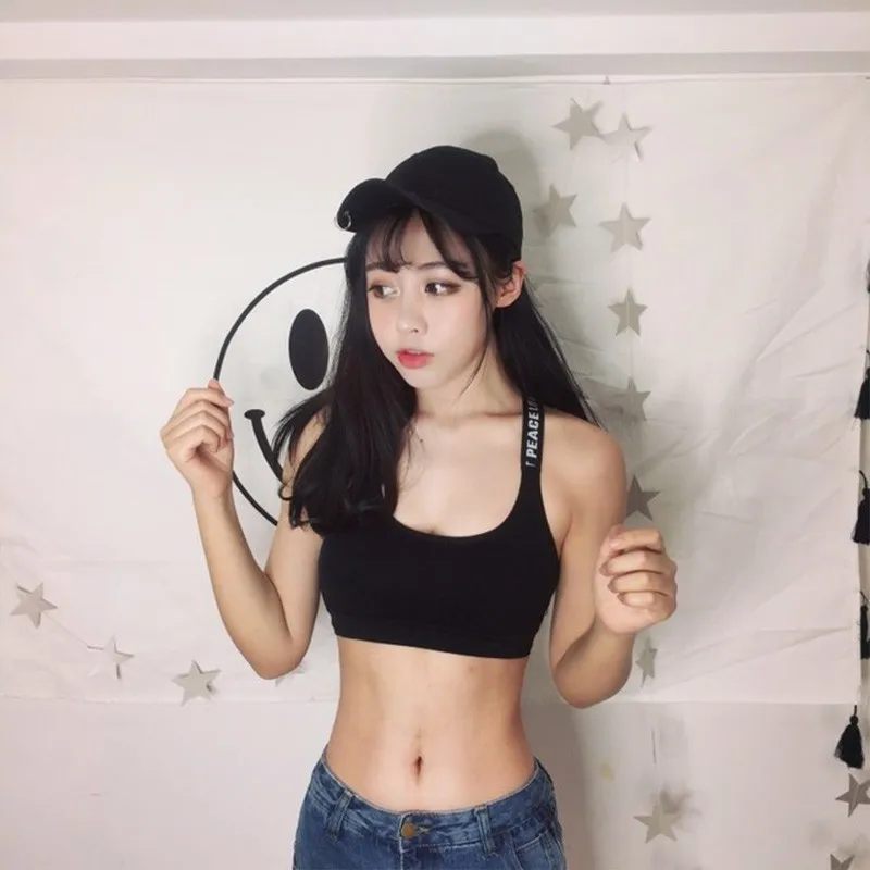 10 шт./лот бюстгальтер на бретельках с надписью красивый бесшовный закрытой