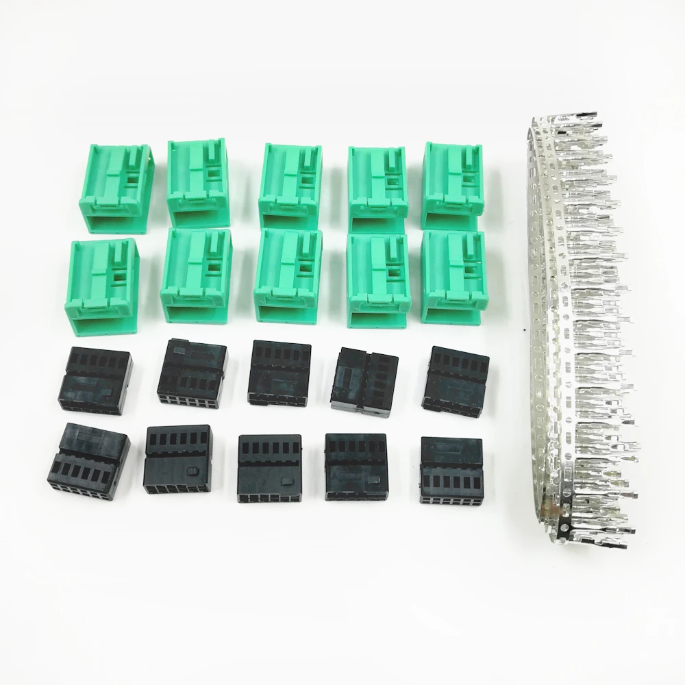 20 комплектов 12Pin зеленый разъем Радио Аудио устройство жгута Aux кабель штекер для