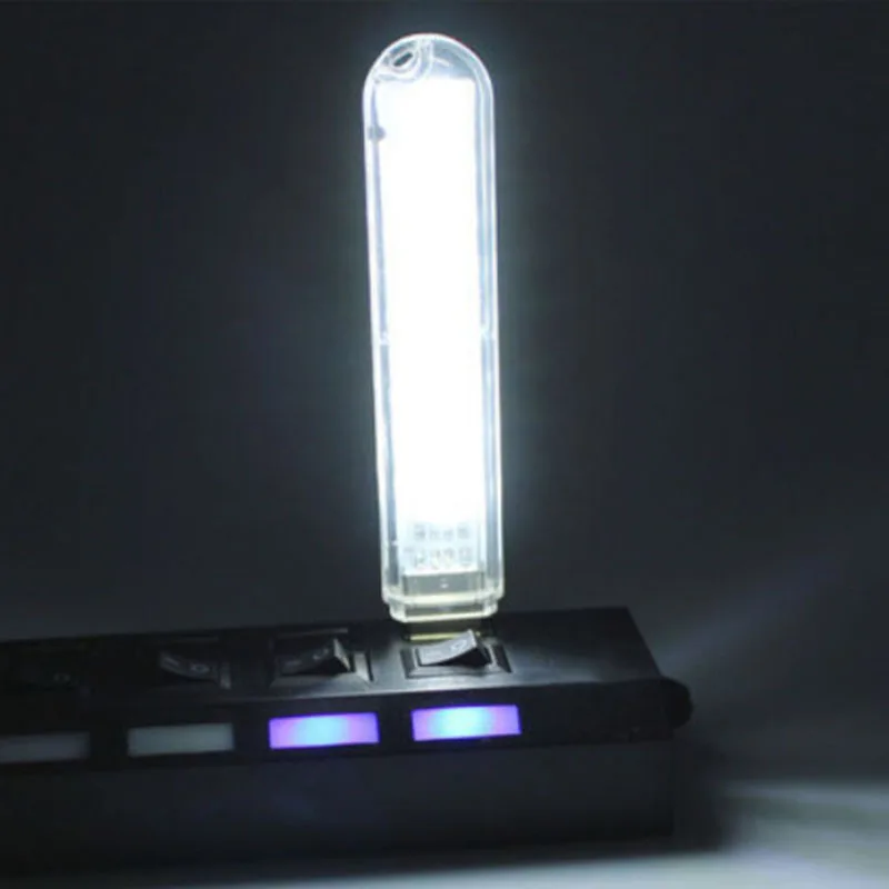 Портативная мини USB Светодиодная лампа 8 светодиодов освещение компьютерная