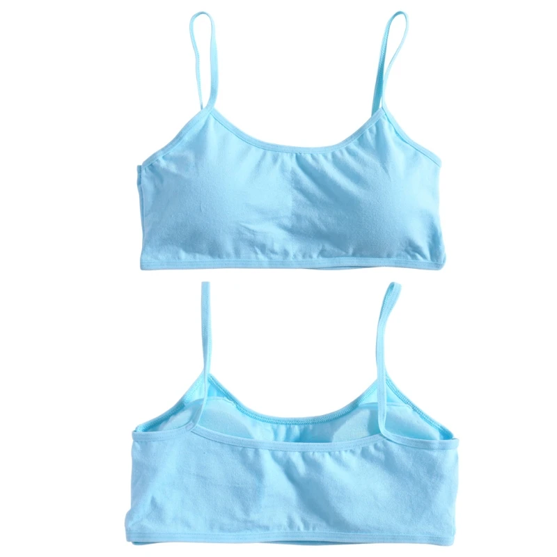 Юным девушкам прочный мягкий хлопок бюстгальтер подростков во время переходного