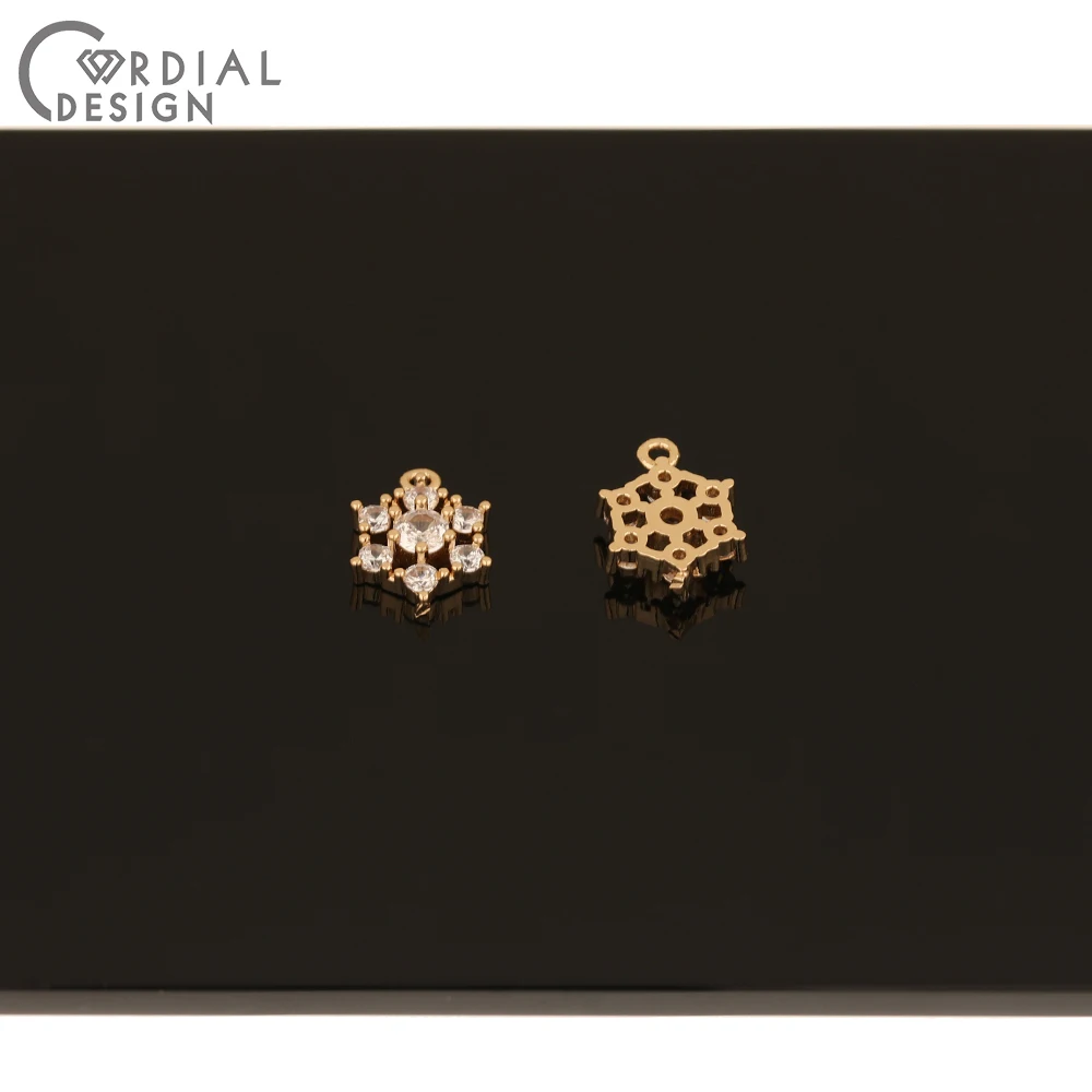 

Cordial Design 50Pcs 10*14MM CZ Charms/Earrings Making/DIY Pendant/Jewelry Findings & Components/Hand Made/Jewelry Accessories