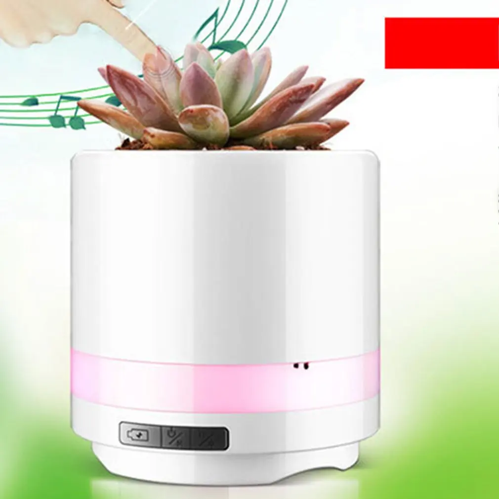 Автомобильная Беспроводная колонка очиститель в горшке ABS PP Smart touch sensing Play piano