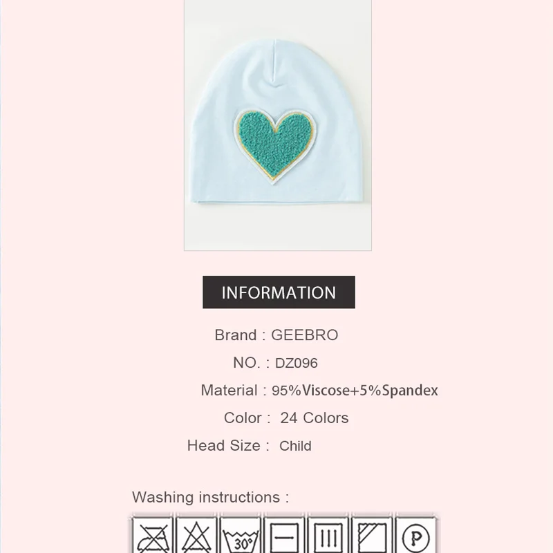 

Love Printed Beanie Solid Color Hat Fashion Warm Cotton Beanies New Style beanie Boys and Girls Kids Hats