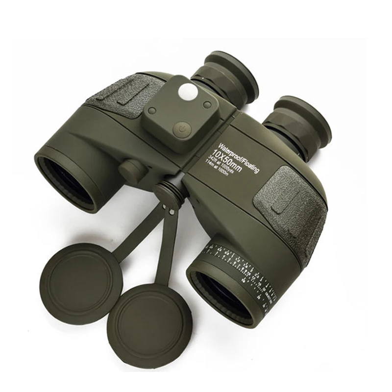 

10x50 HD Binoculars Telescope Professional Military BAK4 prism With Compass for Hunting Sightseeing Outdoor