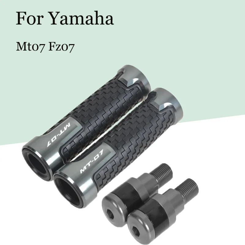 

For Yamaha Mt07 Fz07 Motorcycle Modification Aluminum Alloy Handle Cover Hand Grip Handle Gel Plug Motorcycle Handlebar