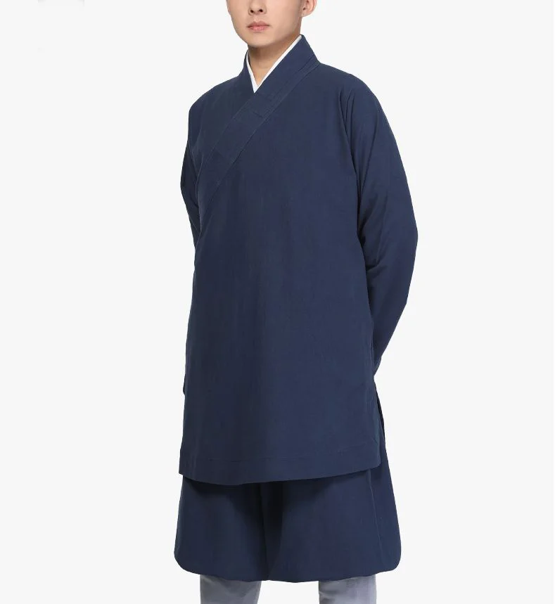 Весенне Осенние костюмы unisex100 из 100% хлопка кунг фу шаолина монахов одежда lohan Arhat