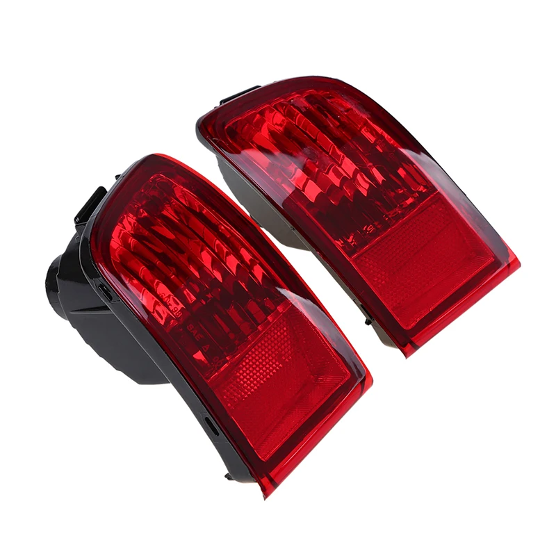 POSSBAY красный объектив заднего бампера отражатель задний противотуманный