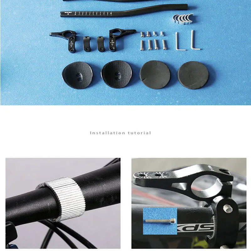 Велосипедный упор TT на руль алюминиевый сплав ручка для триатлона длительной