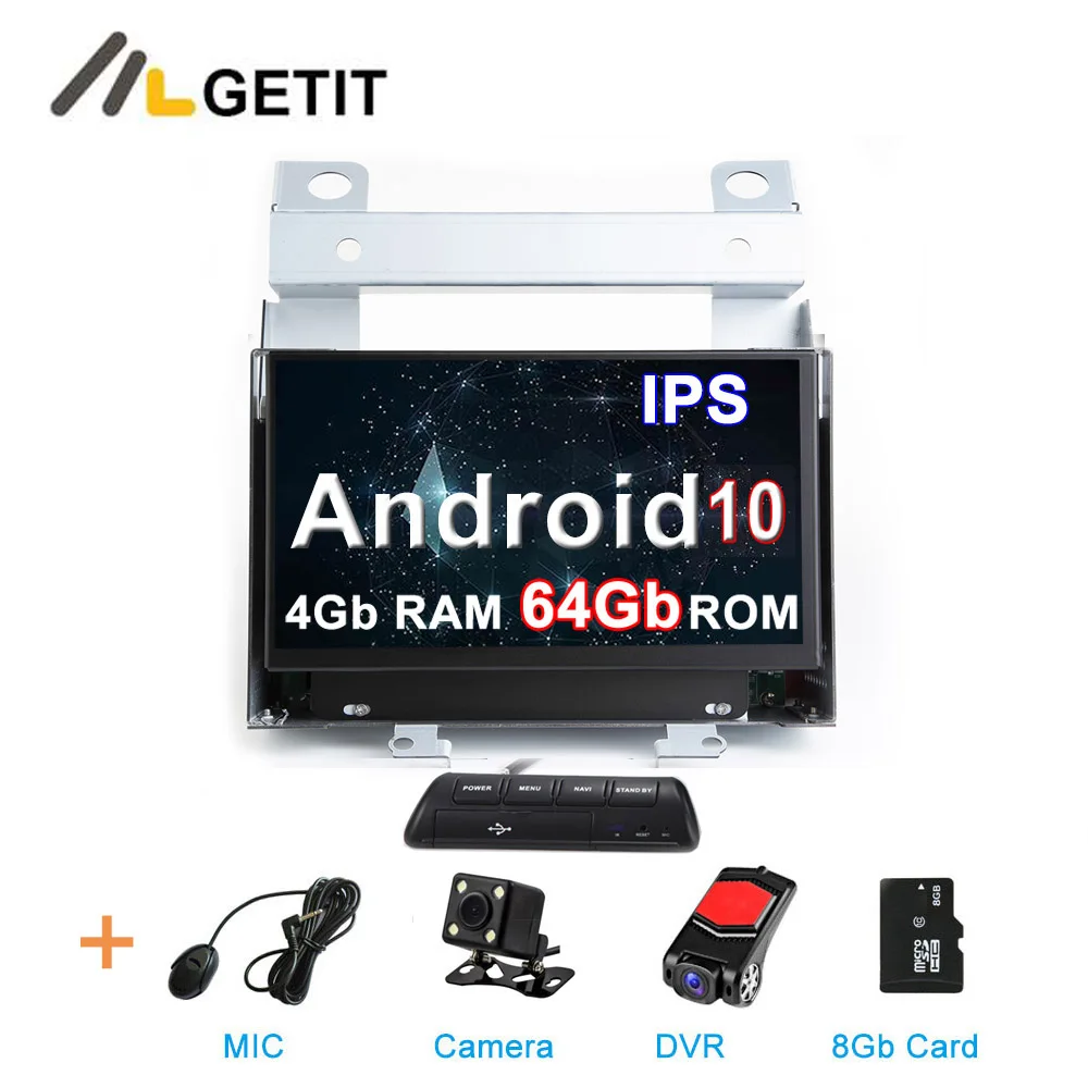 DSP ips Android 10 автомобильный DVD мультимедиа для Land Rover freelander 2 2007-2012 с gps стерео WiFi BT - Цвет: 4G CAMERA-DVR-SD
