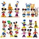 4-5-6pcsкомплект 6-14 см с Микки Маусом и Минни Маус комплект Мышь Дональд Дак Дэйзи Гуфи Плутон собака фигурку Животные модели игрушки для детей, подарок