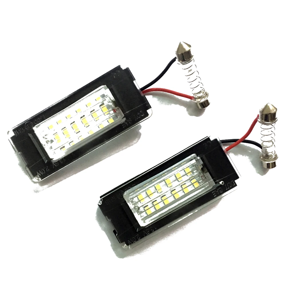 Замена для Mini Cooper S R53 2001 2006 1 пара задний светодиодный светильник номерного знака