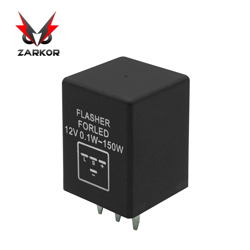 Zarkor 4 контактный светодиодный Flasher релейный 12 В Универсальный для большинства