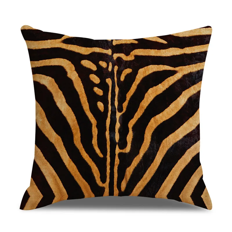 Диванная подушка с леопардовым узором животными текстурой леопард тигр Жираф