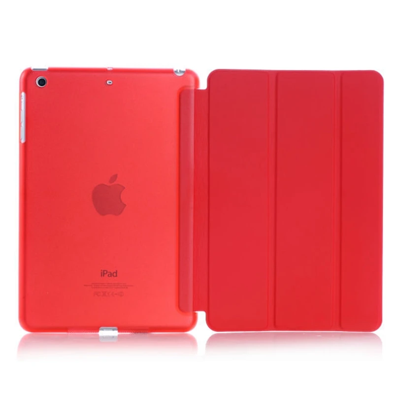 Умный чехол для ipad 4 3 2 ультра тонкий чехол из искусственной кожи с защелкой+ PC полупрозрачный чехол для Apple ipad 2 3 4# N