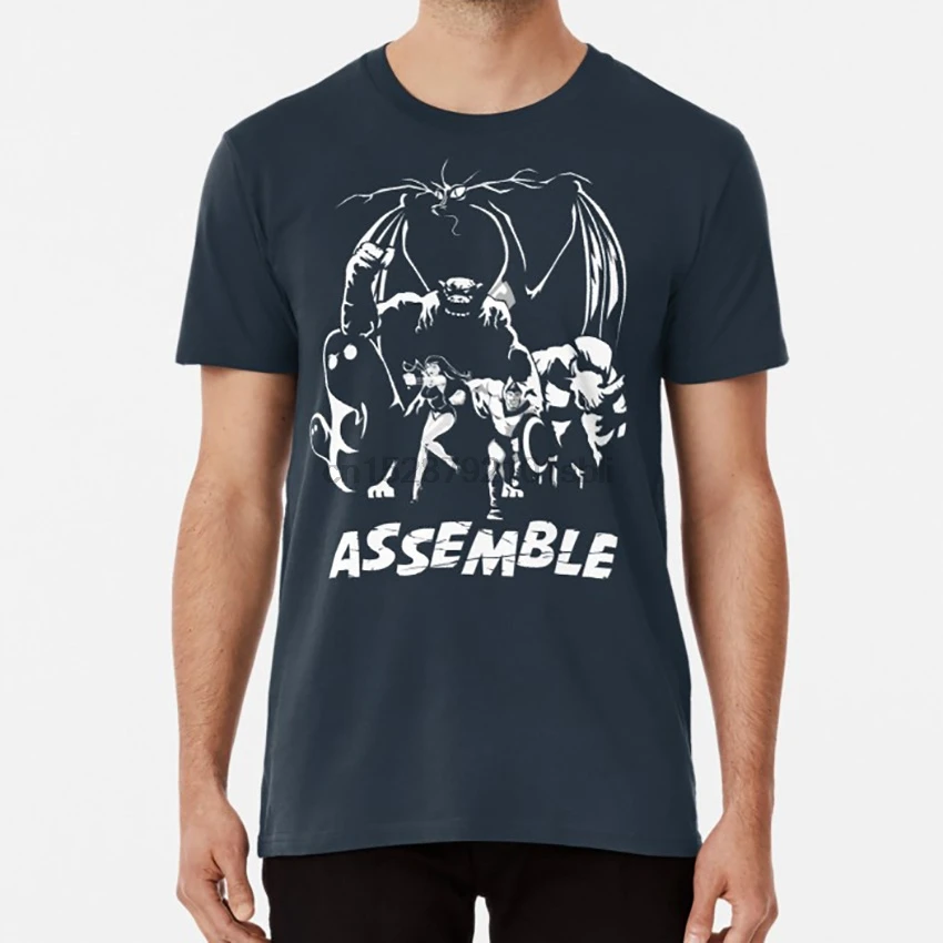 Футболка с героями мультфильмов Винтажная футболка | Мужская одежда