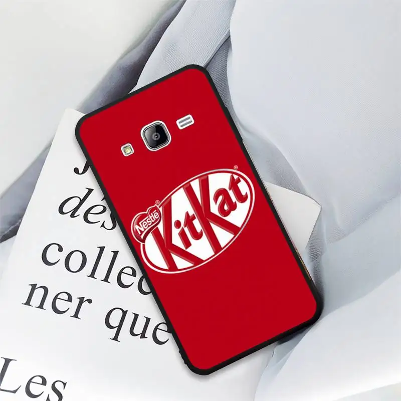 

kit kat chocolate kitkat box DIY Phone Case Cover for Samsung J6 J7 J2 J5 prime J4 J7 J8 2016 2017 2018 DUO core neo M20