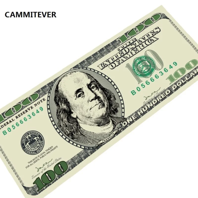 Креативный клубный коврик CAMMITEVER с долларами США на заказ для кровати Полоска