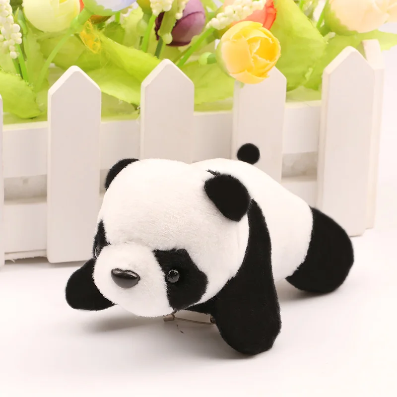 Cute Chinese Panda Shape Keychain Men Women Backpack Bag Pendant Plush Doll Couples Key Ring Gift Trinket Fashion Car Holder | Украшения и