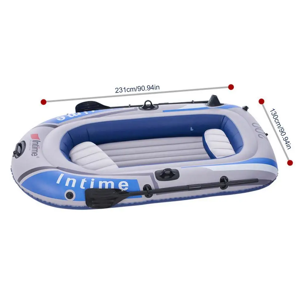 2/3 People Thickening Inflatable Fishing Boat Canoe with Rafting Aceessories Air Pump Mooring Rope 2 Paddles Kayak Surfing | Спорт и
