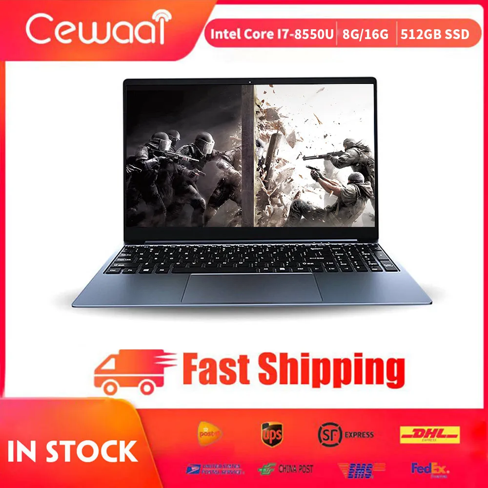 Ноутбук с диагональю 15 6 дюйма Intel Core i7 8550U Nvidia 8 ГБ + 512 Гб SSD ноутбук 2 4G/Φ Wi Fi HDMI USB 3 0