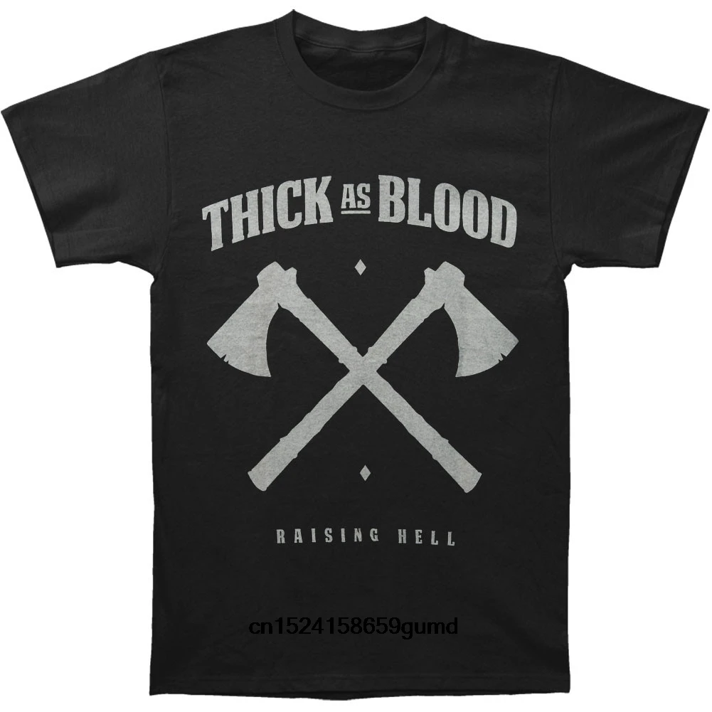 

Funny Men t shirt Women novelty tshirt Thick As Blood Axes T-Shirt