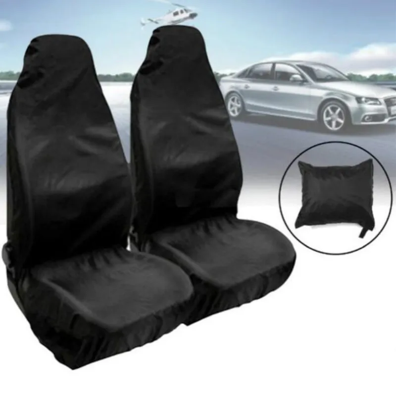 

2PCS Car Front Seat Protector Cover Heavy Duty Universal Waterproof Auto Seat Covers Car Seat Cover Breathable Cushion Protector