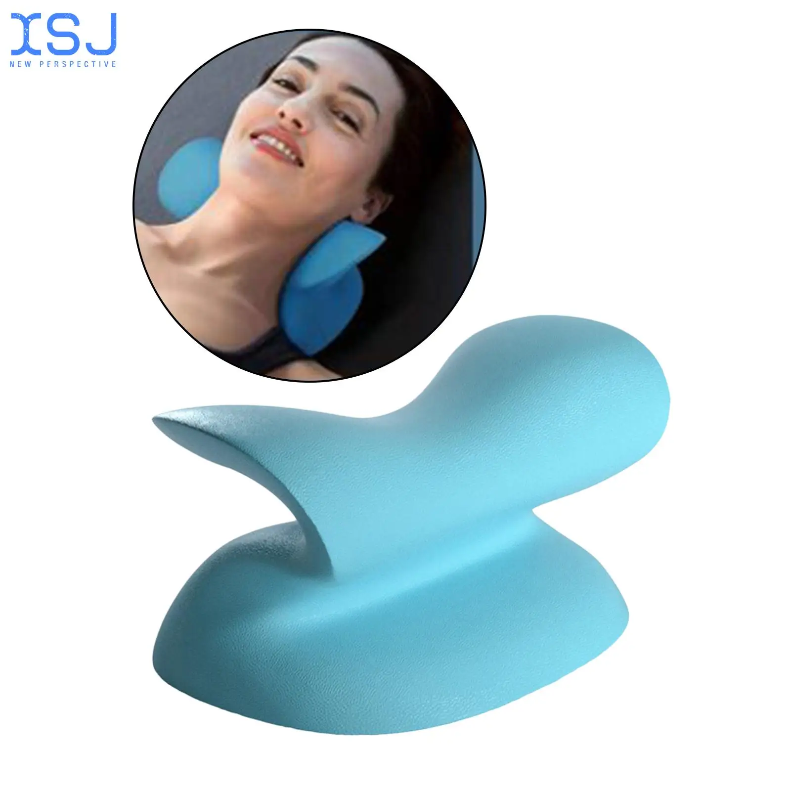 Neck and Shoulder Massage Pillow Neck Support Muscle Relaxer Traction Device To Relieve Cervical Pain