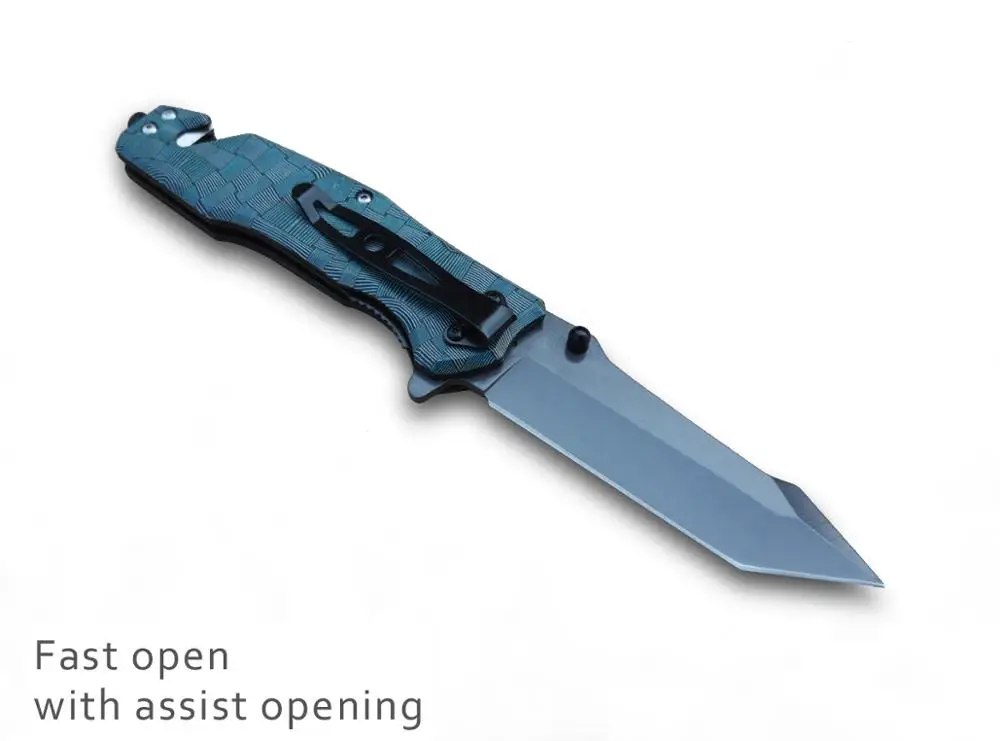 Складной нож быстро открывающийся тактический карманный искусственный