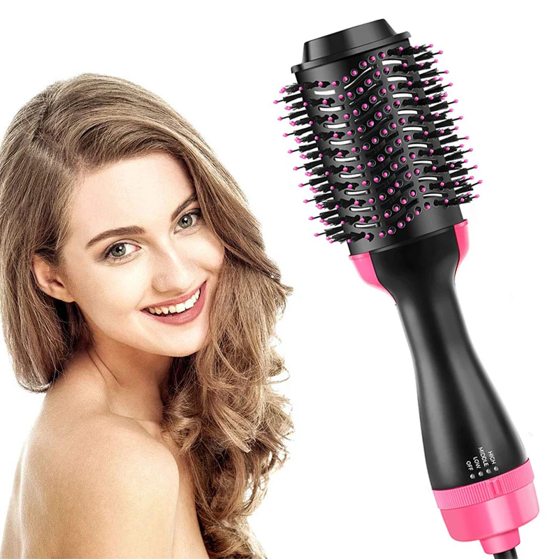 Многофункциональный фен для волос расческа укладки отрицательная ионная салона