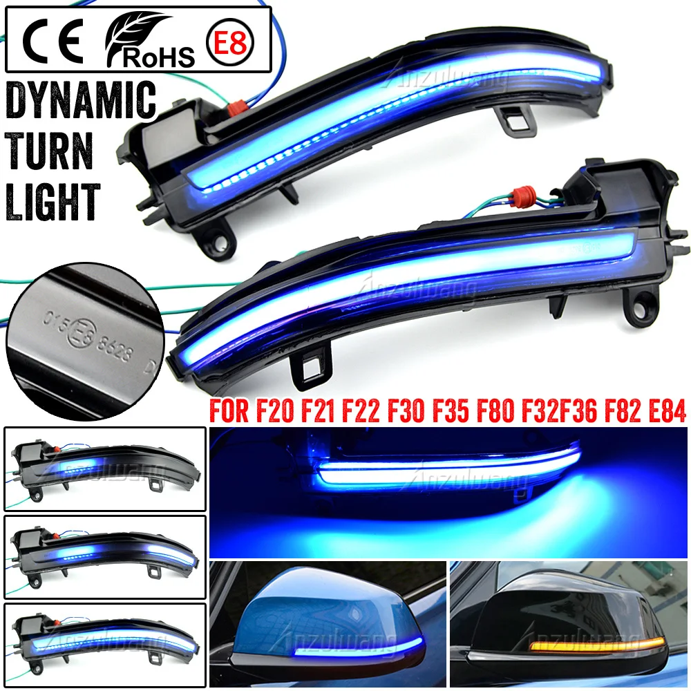 Светодиодный динамический поворотный сигнал ламсветильник для зеркала заднего