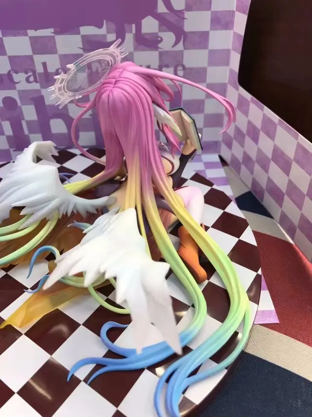 Новое поступление фигурку игры без жизни углом обзора маленькое Shiro & Джибриль