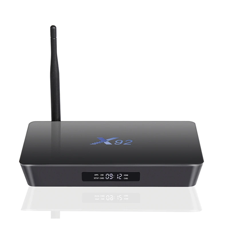 ILEPO tv Box X92 Android 7,1 Smart Amlogic S912 Восьмиядерный 64 бит 2G/16G 3g/16G Поддержка 2,4/5 ГГц WiFi Android бокс ТВ коробки