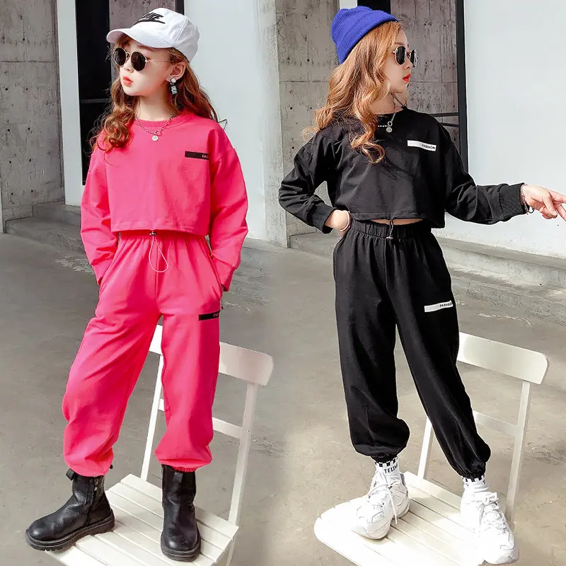 Новая весенняя Спортивная одежда для детей уличная хлопковая Повседневная