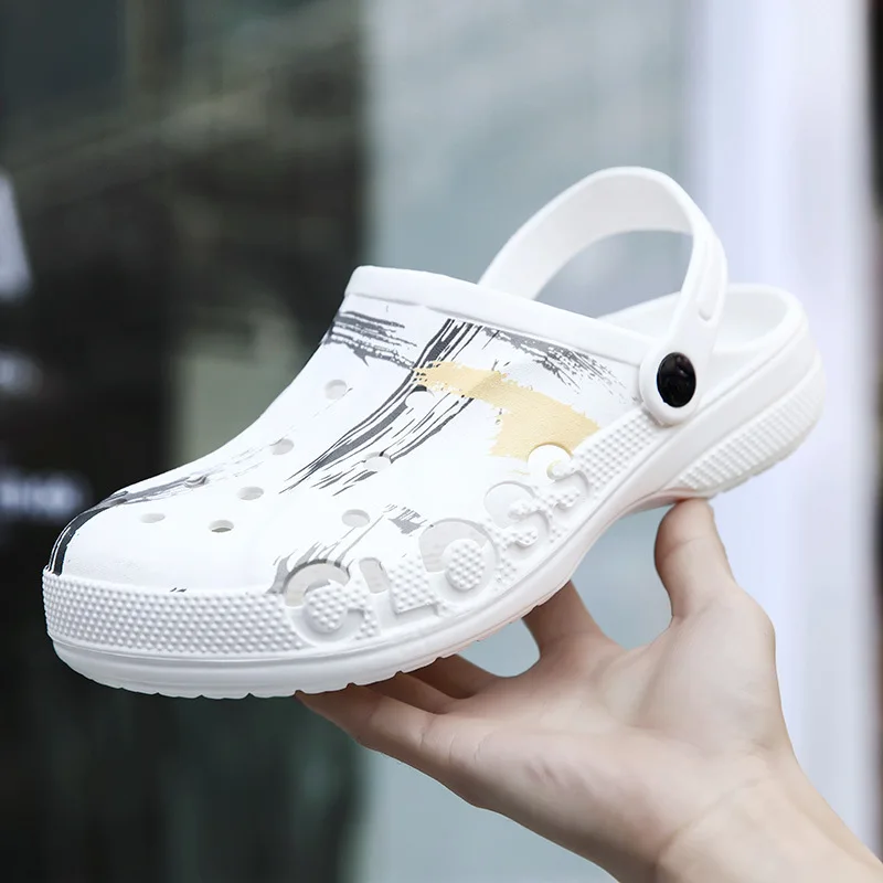 

Couple Hole Shoes,Big-toed Shoes, Summer Dual-use Non-slip Soft-soled Slippers, 2021New Outer Wear Deach Shoes, Baotou Sandals