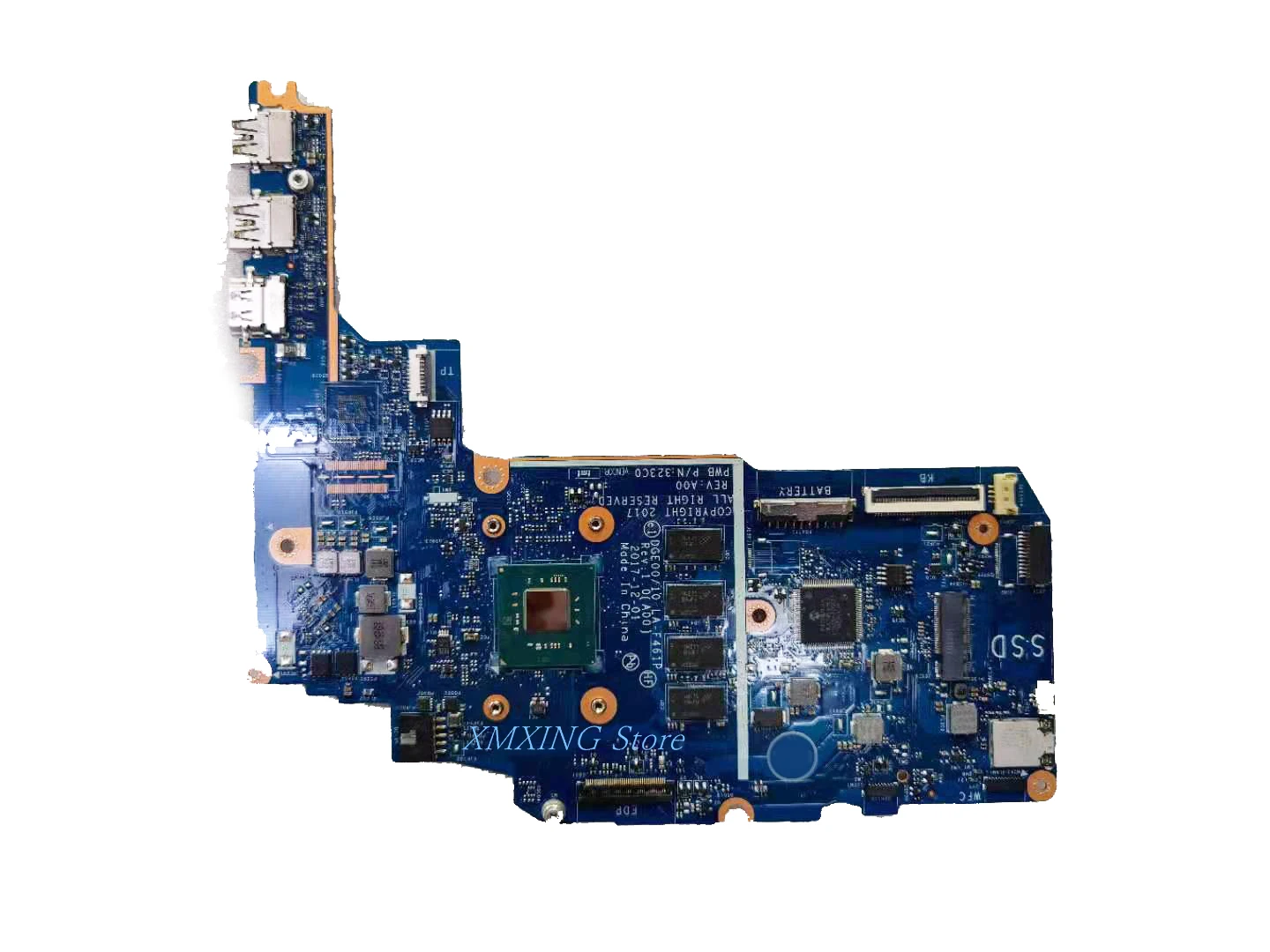 

FULCOL For DELL INSPIRON 3190 2-in-1 Laptop Motherboard CPU N4100 LA-F461P CN-038F0D 038F0D 38F0D Tested 100% work